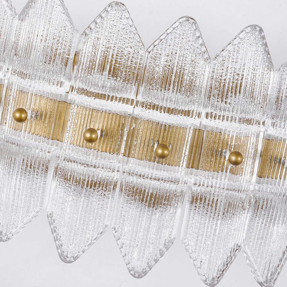 Бра с декоративными элементами в виде лепестков Round Light Flashing