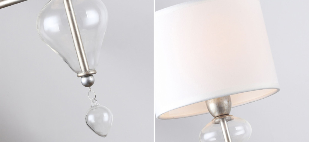 Бра с декором из выдувного стекла TRICKLE