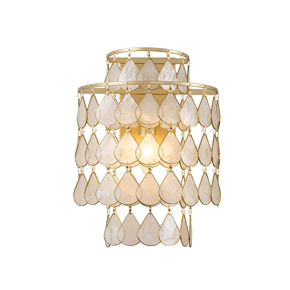 Бра с декором из натуральной морской ракушки Iridescent Light