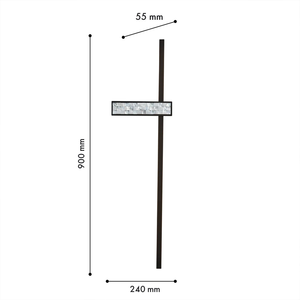 Бра с декором из перламутровой морской ракушки Touch of Marine Charm