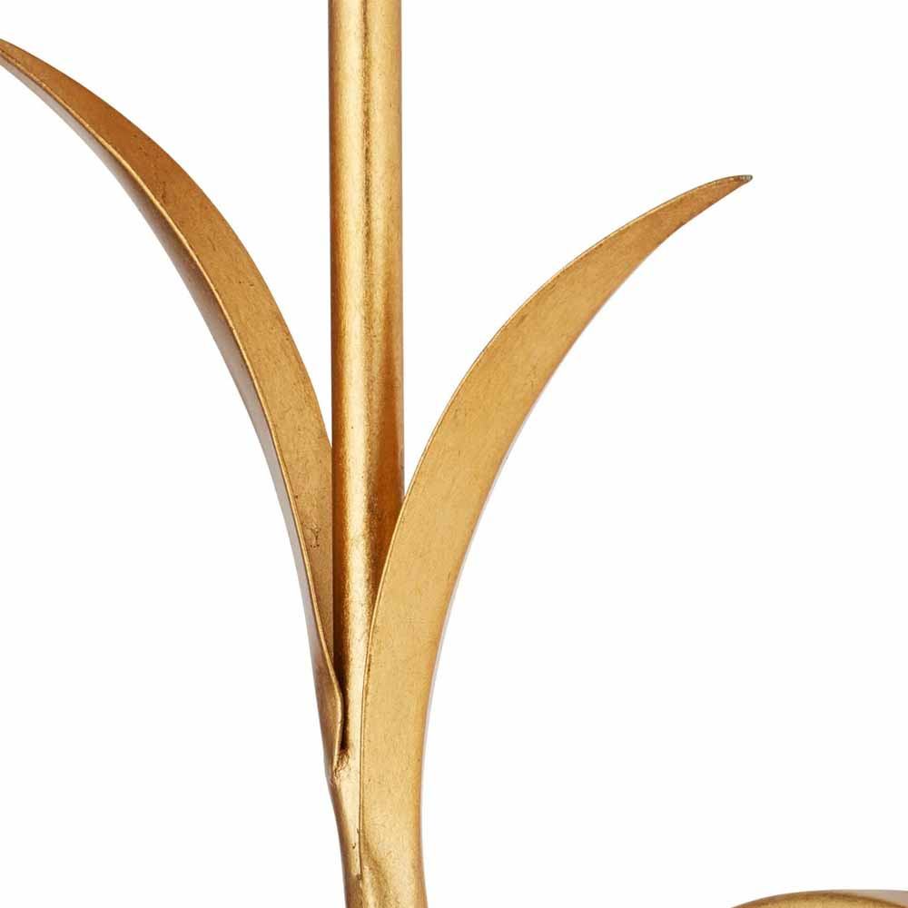 Бра с золотым каркасом в виде стебля с листьями Inspired by Nature