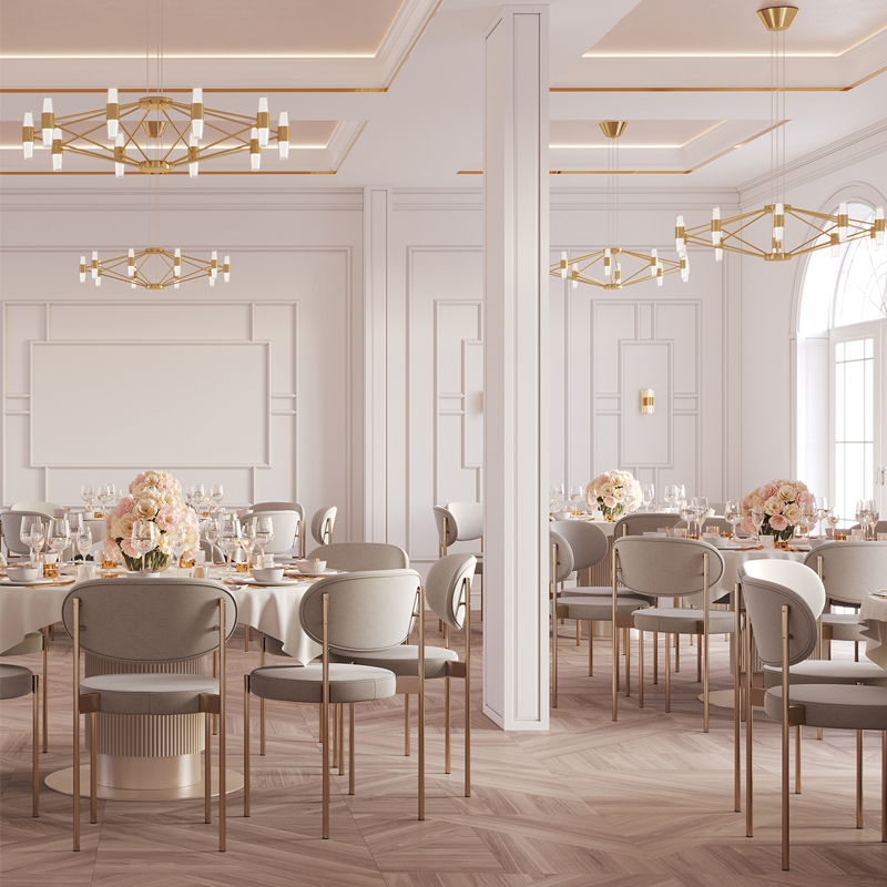 Бра с золотым основанием и прозрачным плафоном цилиндрической формы Golden Geometry