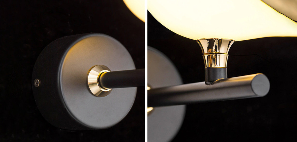 Бра с золотыми птичками NOMI Two birds