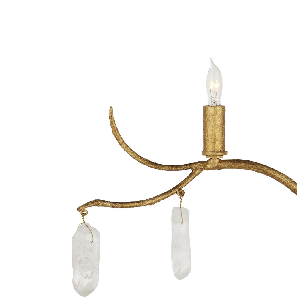 Бра с каркасом в виде веток усыпанных кристаллами Branches with Crystals