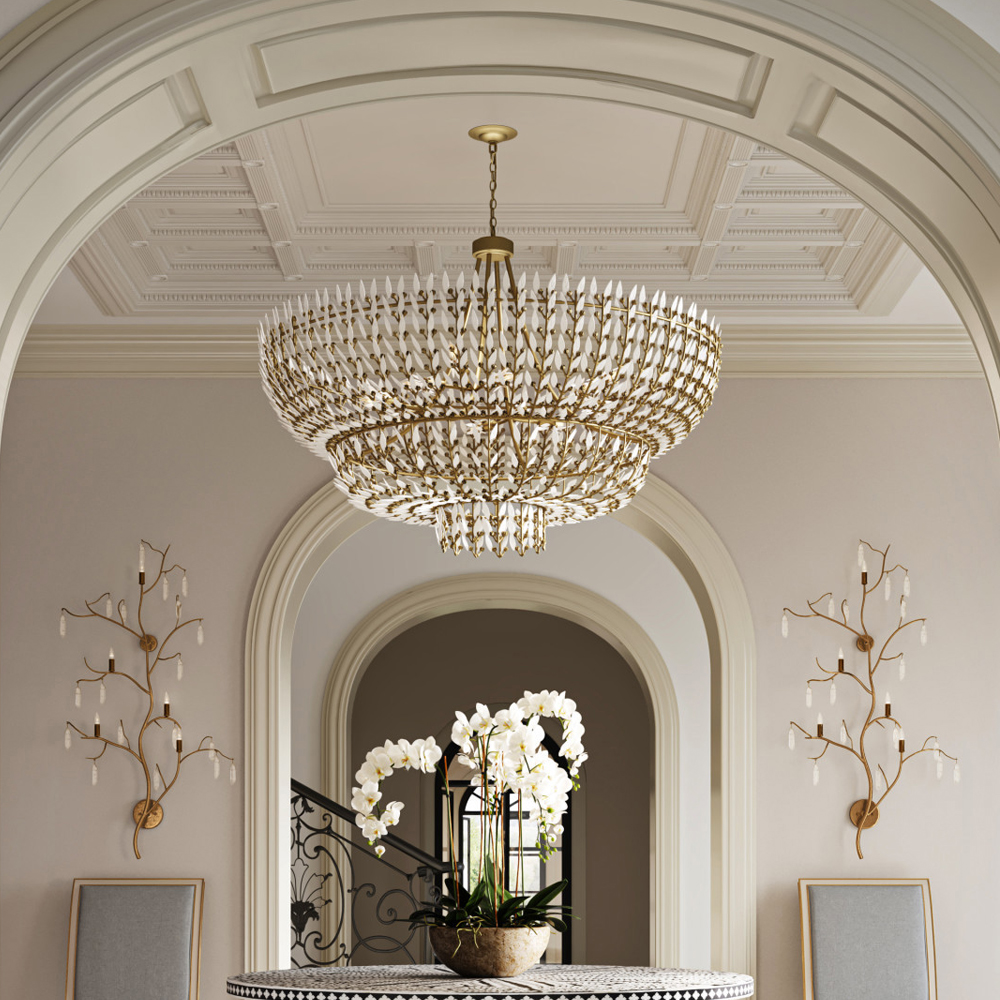 Бра с каркасом в виде веток усыпанных кристаллами Branches with Crystals