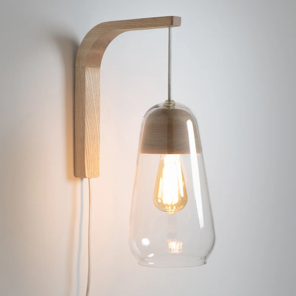 Бра с каркасом из ясеня Nature