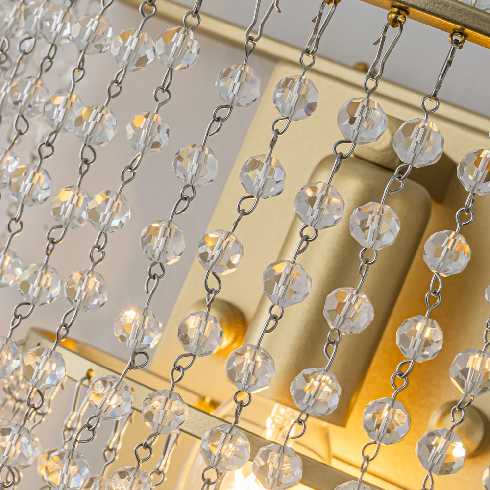 Бра с каскадами кристаллов Crystal Rains