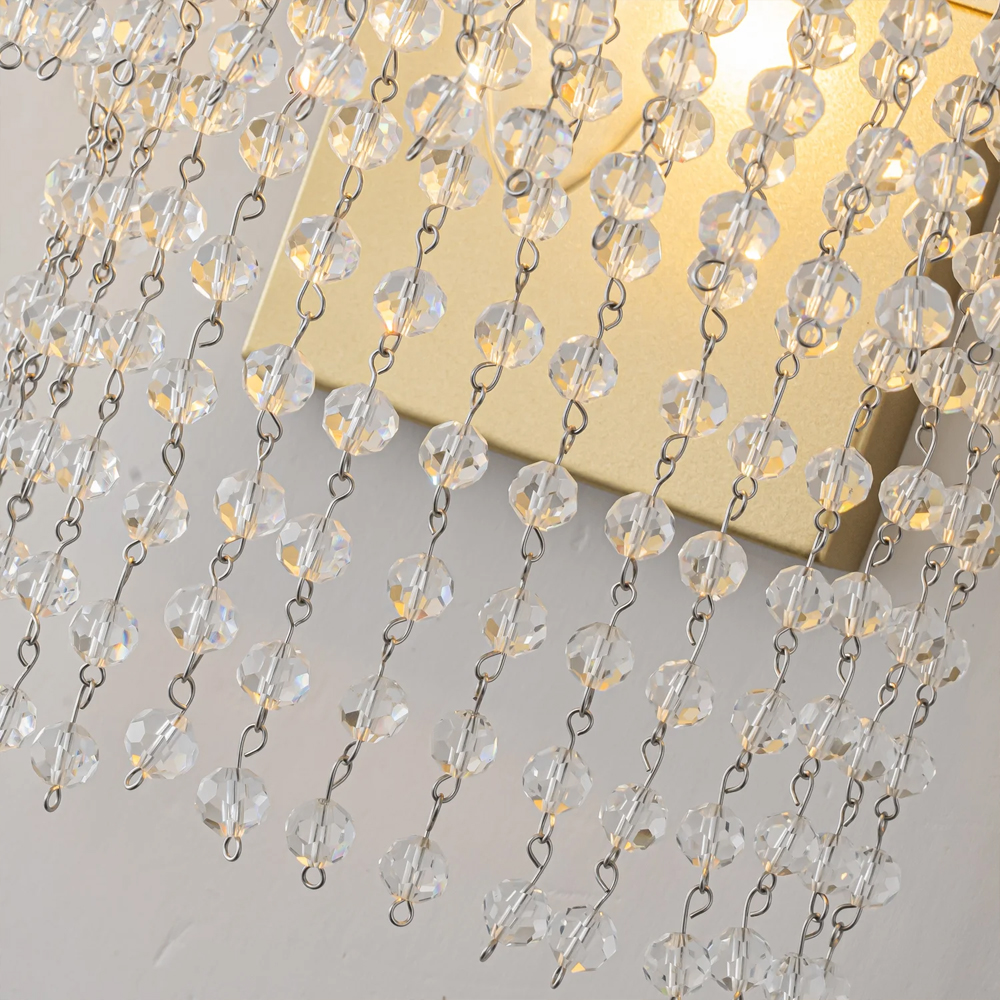 Бра с каскадами кристаллов Crystal Rains