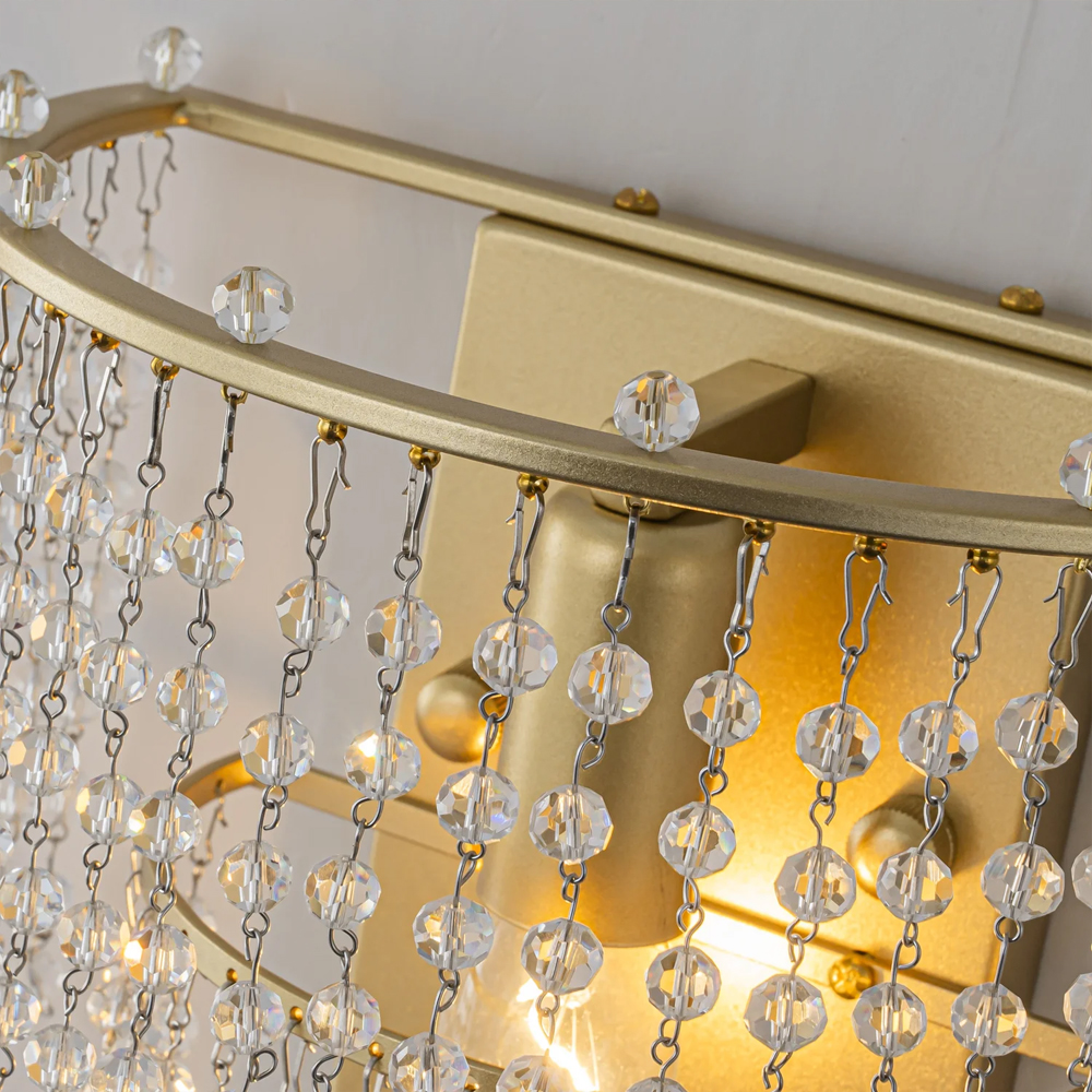 Бра с каскадами кристаллов Crystal Rains