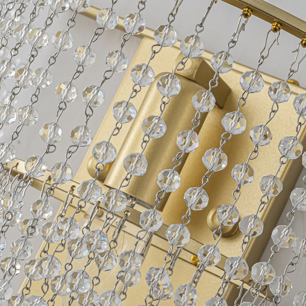 Бра с каскадами кристаллов Crystal Rains