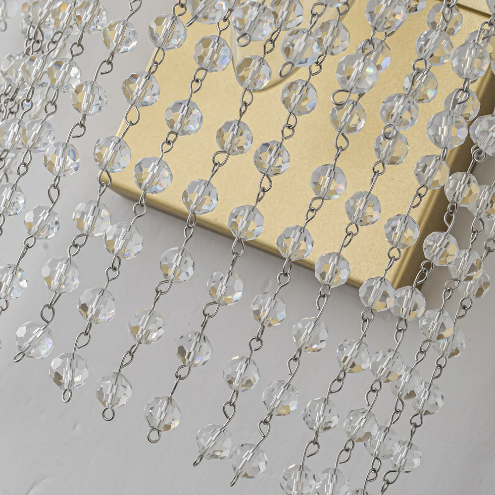 Бра с каскадами кристаллов Crystal Rains