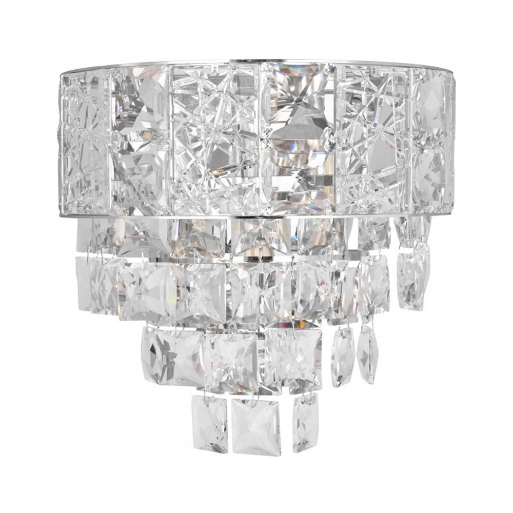 Бра с каскадом из прозрачного хрусталя Constant Sparks