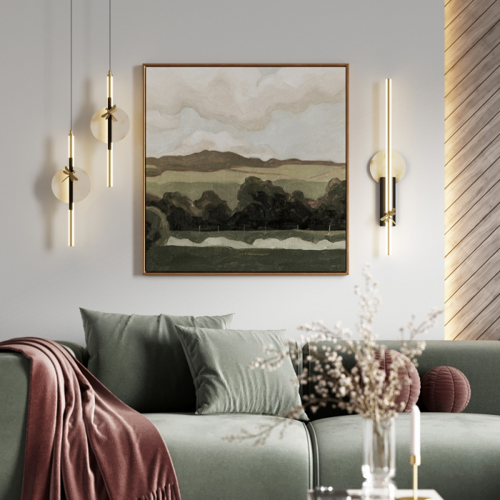 Бра с круглым плафоном из алебастра и бронзовой декоративной стрекозой 45 Alaris