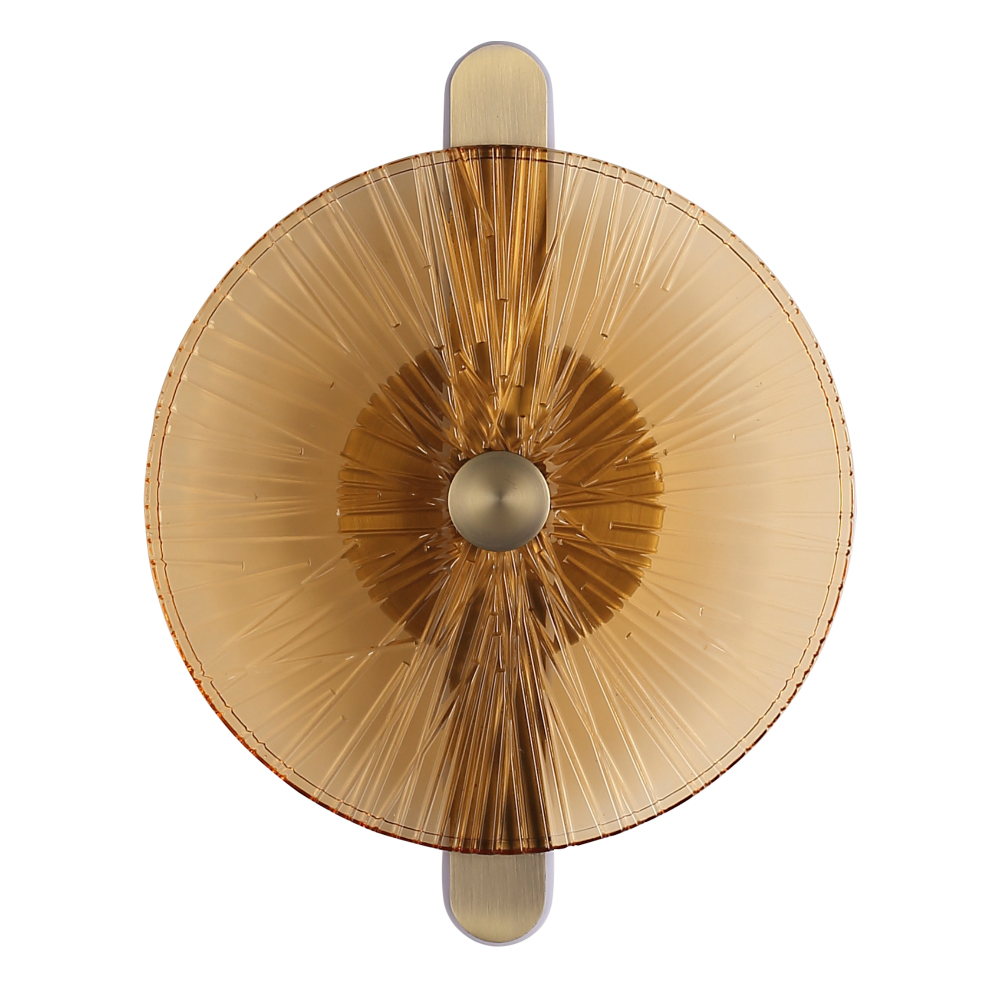 Бра с круглым стеклянным плафоном Gingham