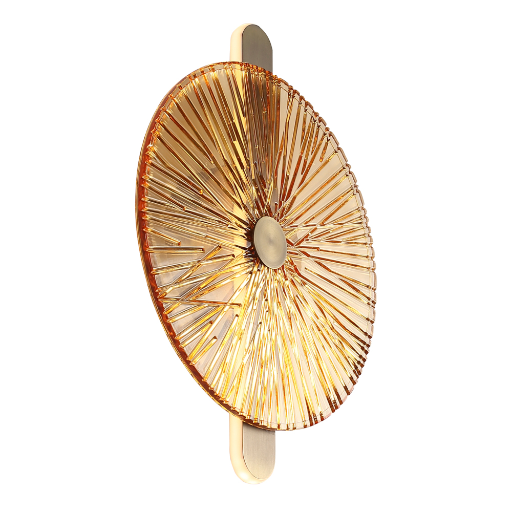 Бра с круглым стеклянным плафоном Gingham