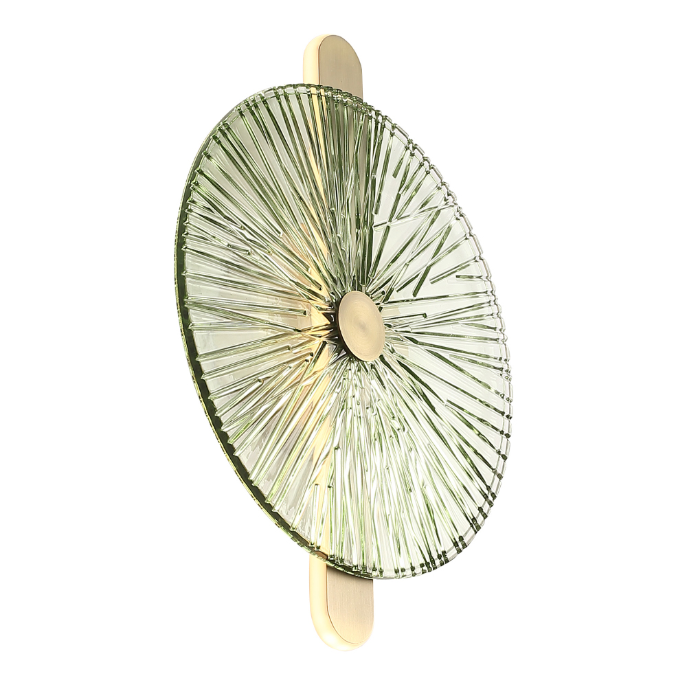 Бра с круглым стеклянным плафоном Gingham