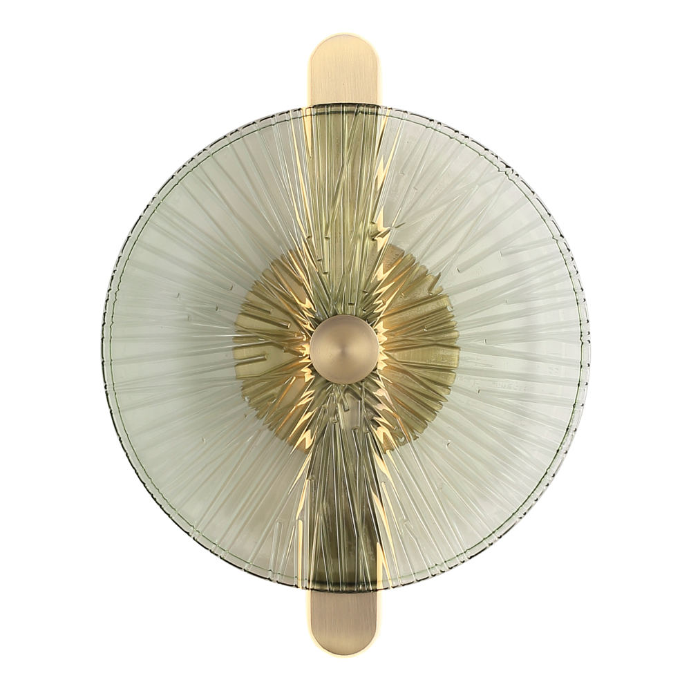 Бра с круглым стеклянным плафоном Gingham