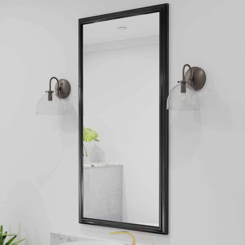 Бра с куполообразным прозрачным плафоном Glass Dome with Seeds