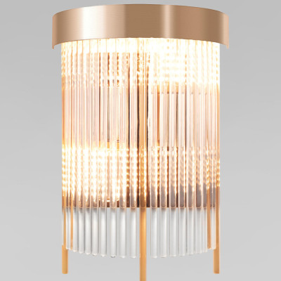 Бра с металлическим основанием и хрустальными трубками Gladia