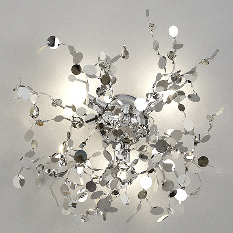 Бра с металлическими круглыми элементами Terzani Argent