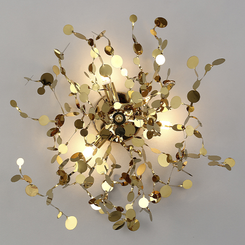 Бра с металлическими круглыми элементами Terzani Argent