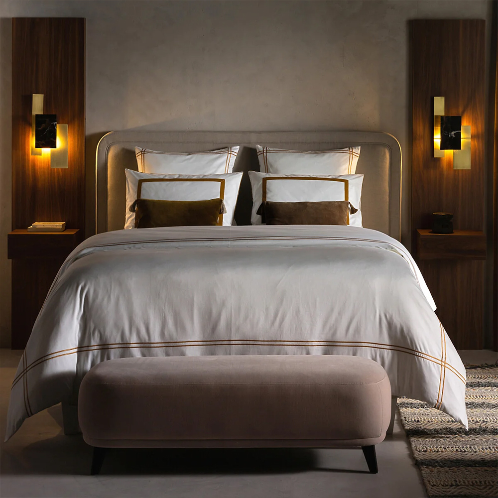 Бра с мраморным декором Marble Brass Laurel Wall Lamp