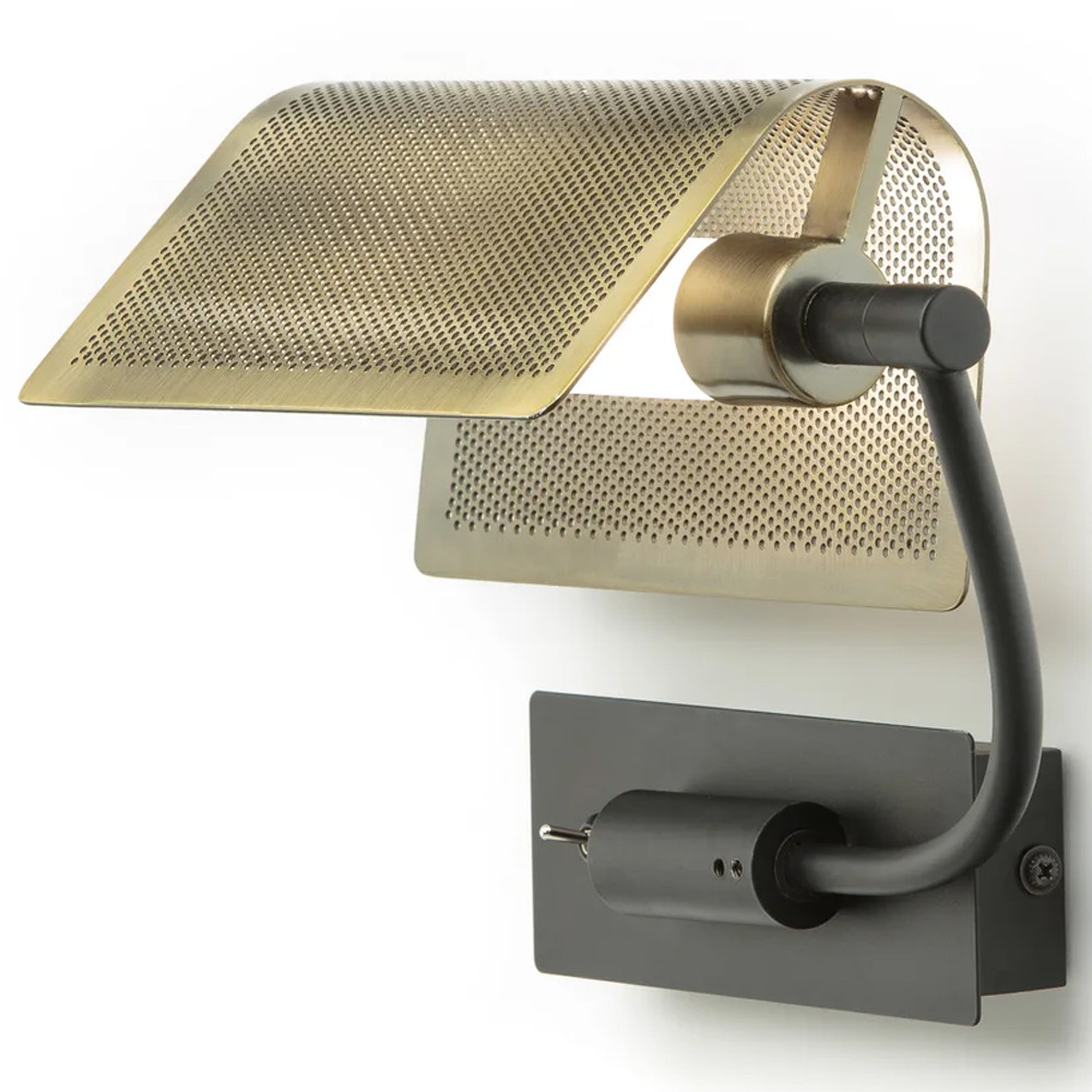 Бра с плафоном из перфорированного металла Elledge Wall Lamp