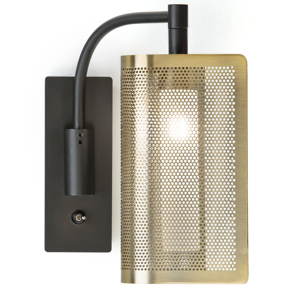 Бра с плафоном из перфорированного металла Elledge Wall Lamp