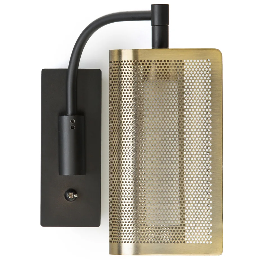 Бра с плафоном из перфорированного металла Elledge Wall Lamp