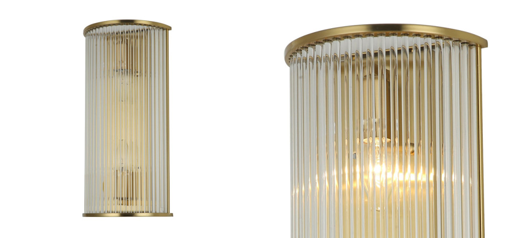 Бра с плафоном из стеклянных трубочек Revolve