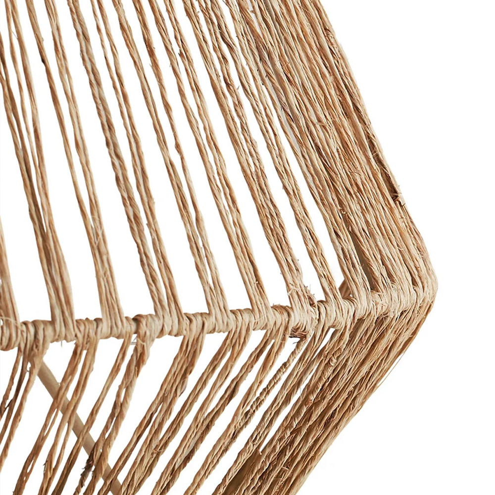 Бра с плетенным из пеньки абажуром Jutti H25 см