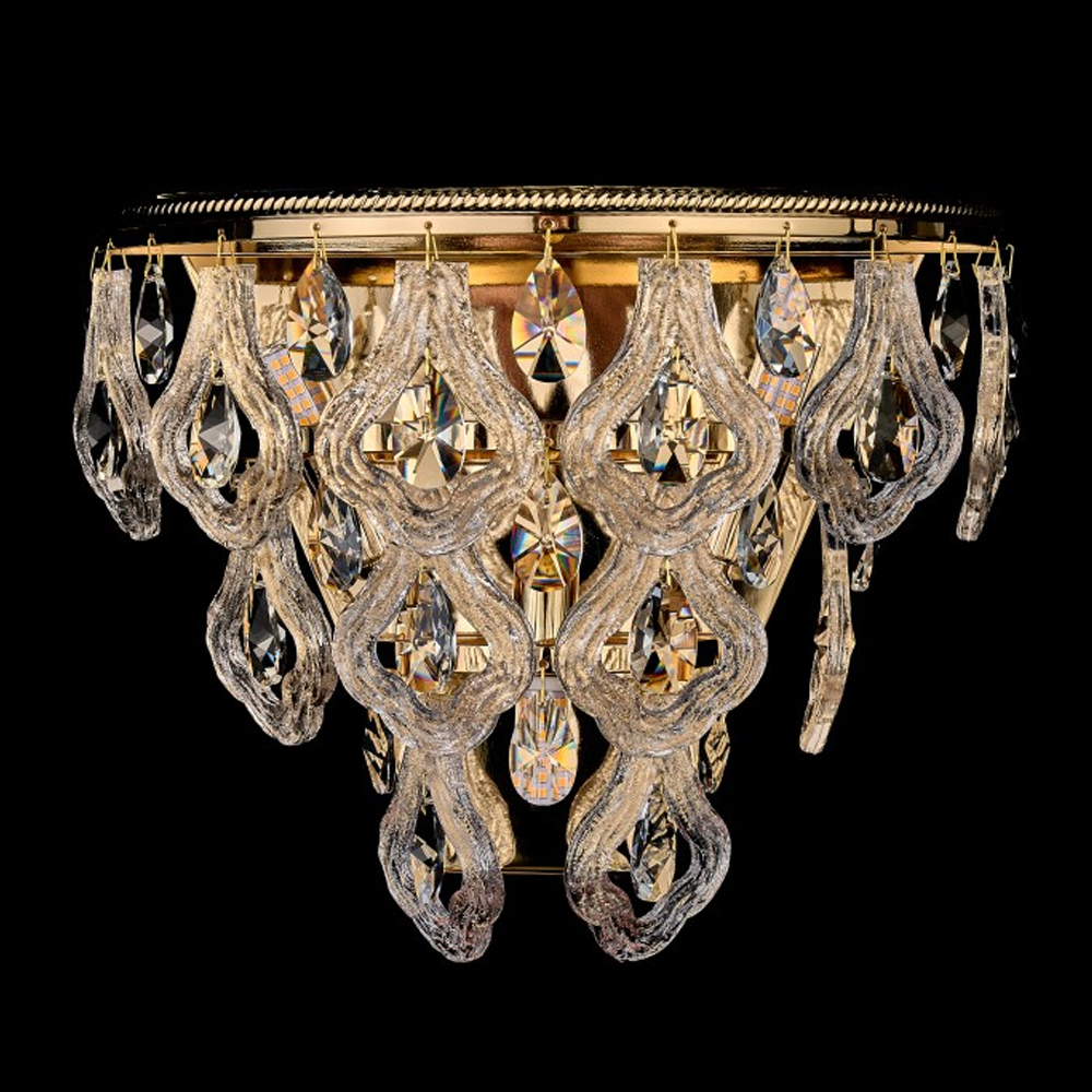 Бра с подвесными прозрачными элементами Attractiveness