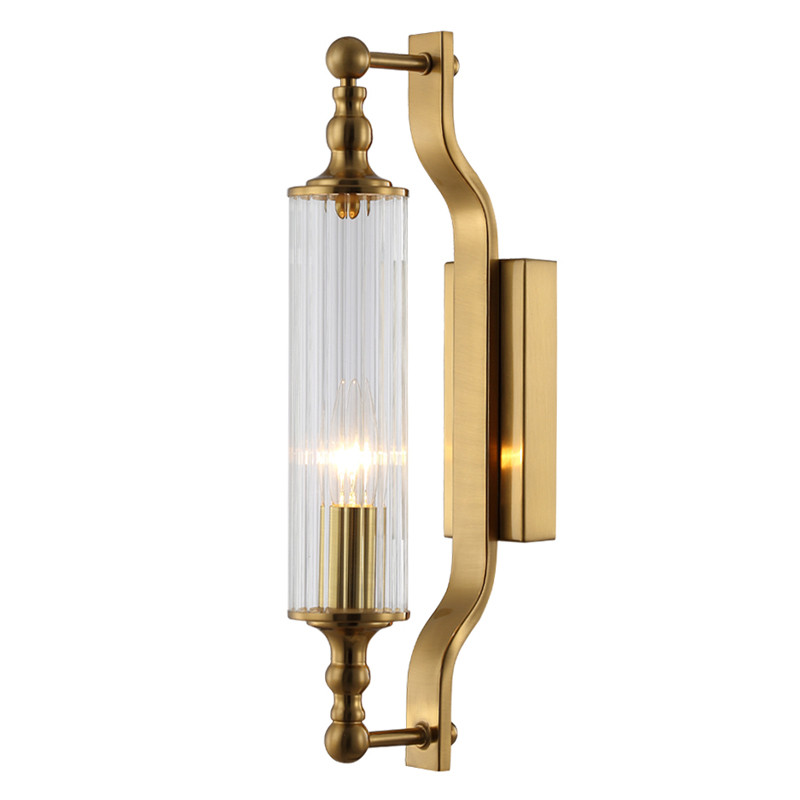 Бра с прозрачным цилиндрическим плафоном Jeanette