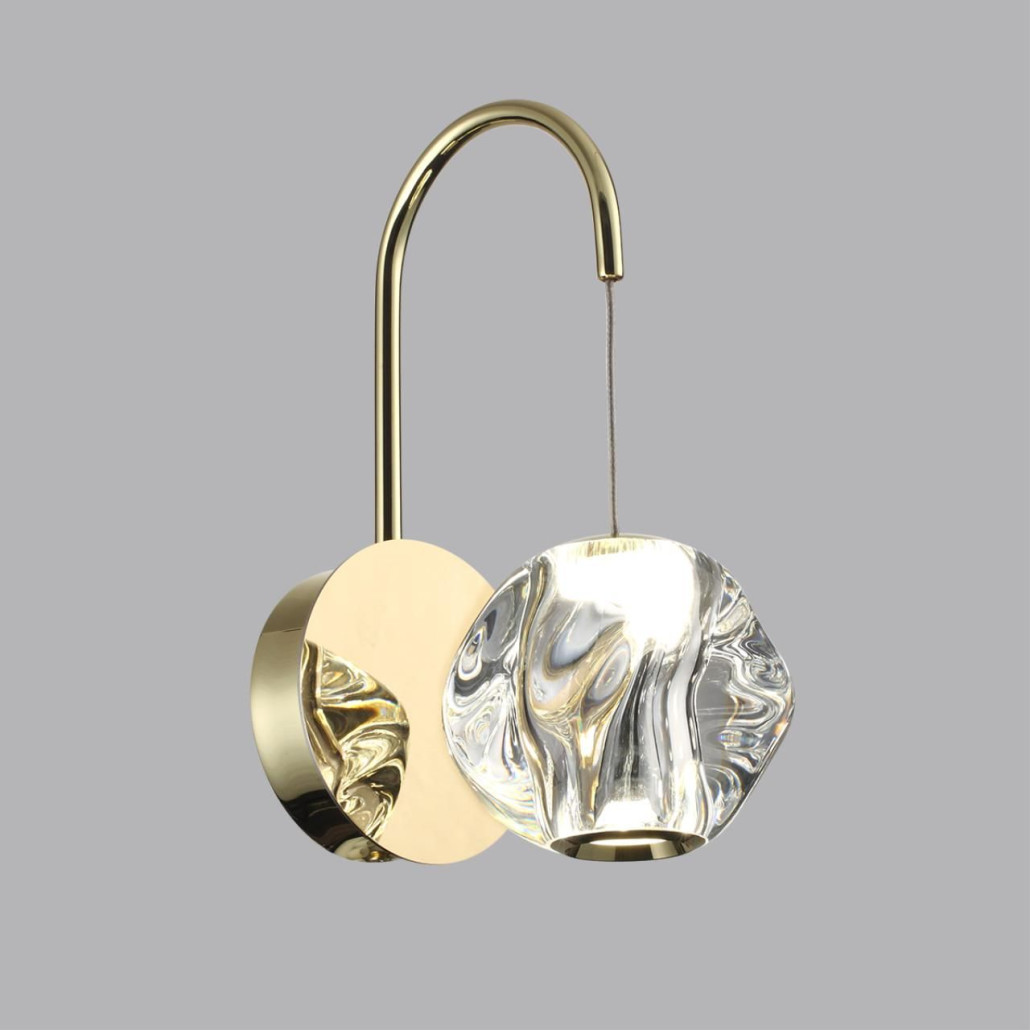 Бра с прозрачным шарообразныи плафоном Bubbles Bocci