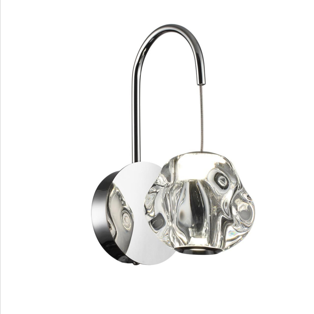 Бра с прозрачным шарообразныи плафоном Bubbles Bocci