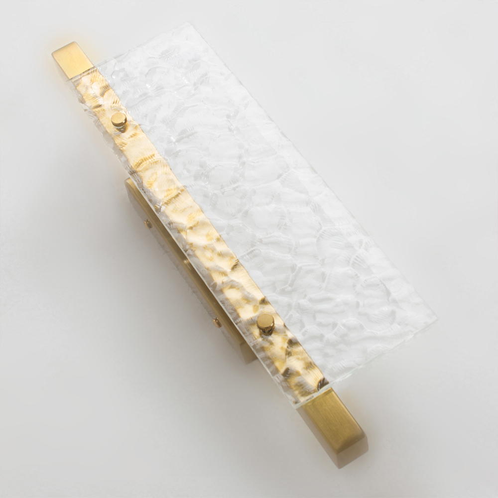 Бра с рельефным стеклом ICE GLASS 35