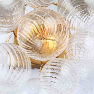 Бра с рельефными стеклянными шарами Berries Chandelier