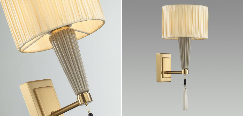 Бра с тканевым абажуром Nude Color