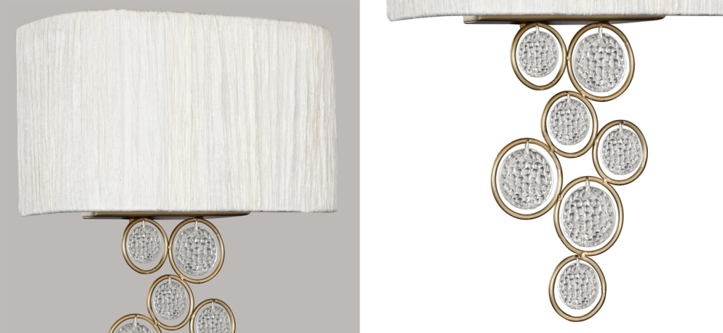 Бра с тканевым плафоном Montpellier