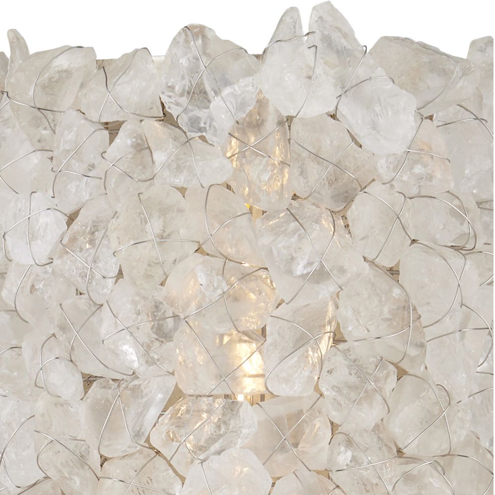 Бра с фактурным плафоном из кристаллов Amber Crystal