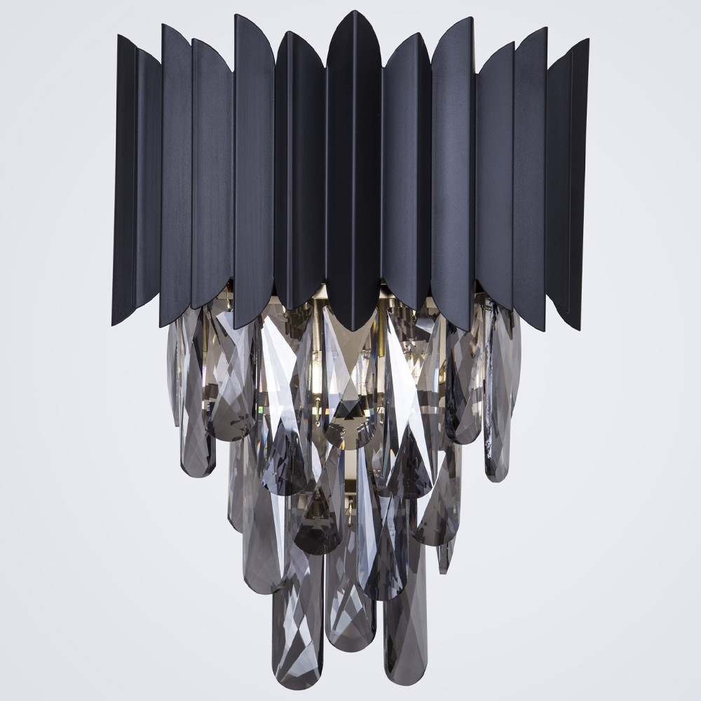 Бра с хрустальными подвесками Blake Metal Crystal Wall Lamp