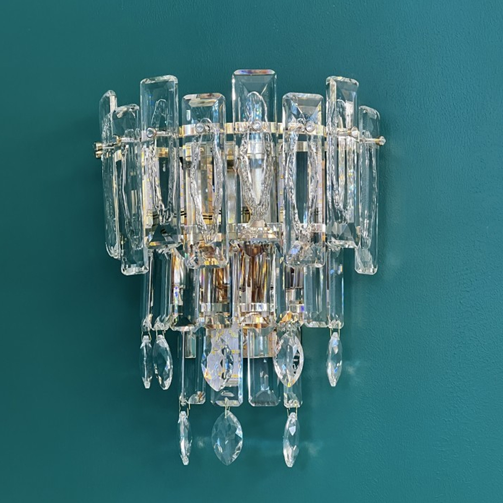 Бра с хрустальными подвесками Gorgeous Crystal Light