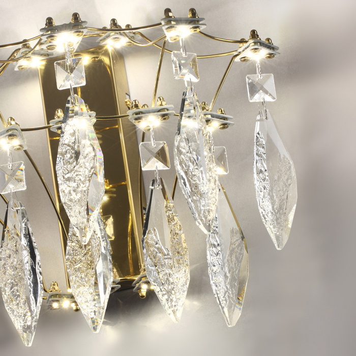 Бра с хрустальными подвесками Quasar