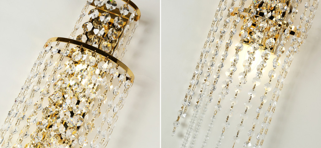 Бра с хрустальными элементами Torus