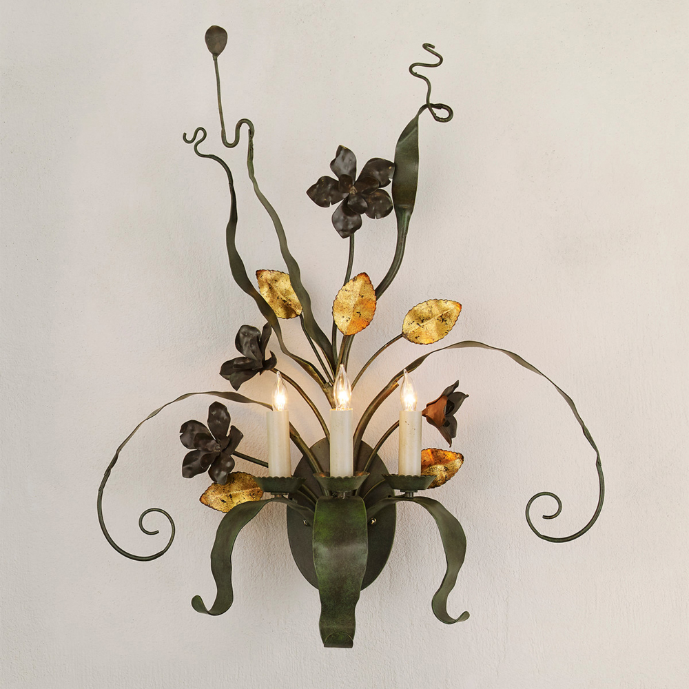 Бра с цветами и листьями Paradise Bush