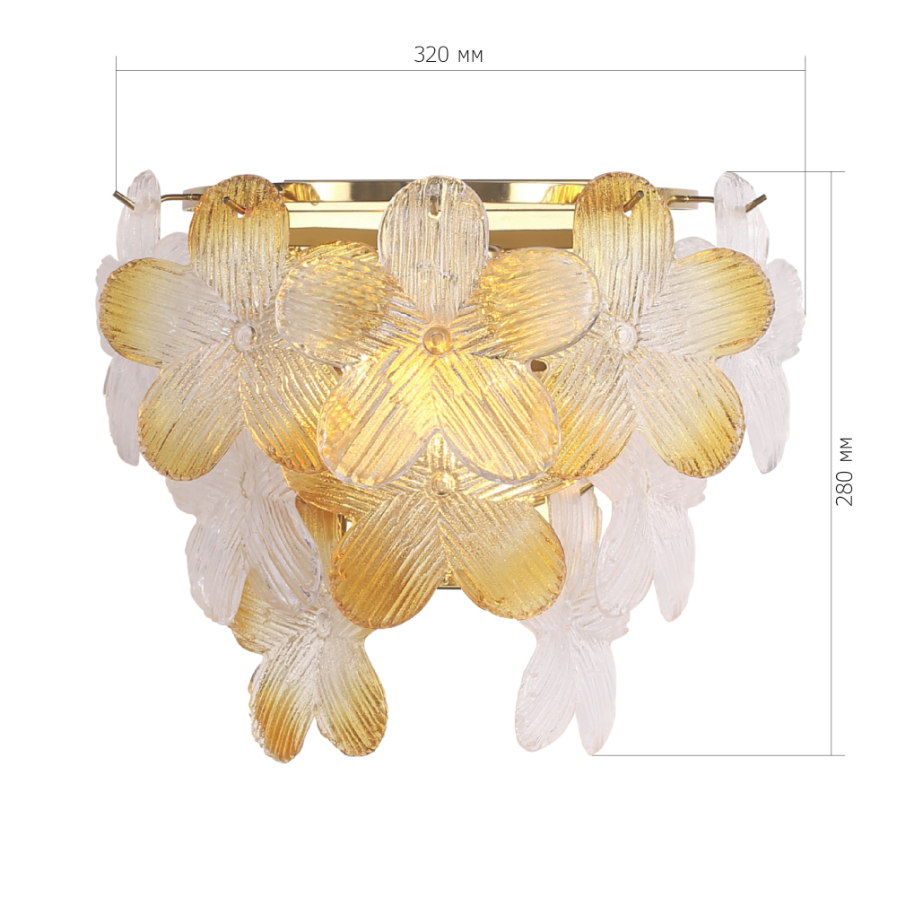 Бра с цветочными мотивами Light Floral Glow
