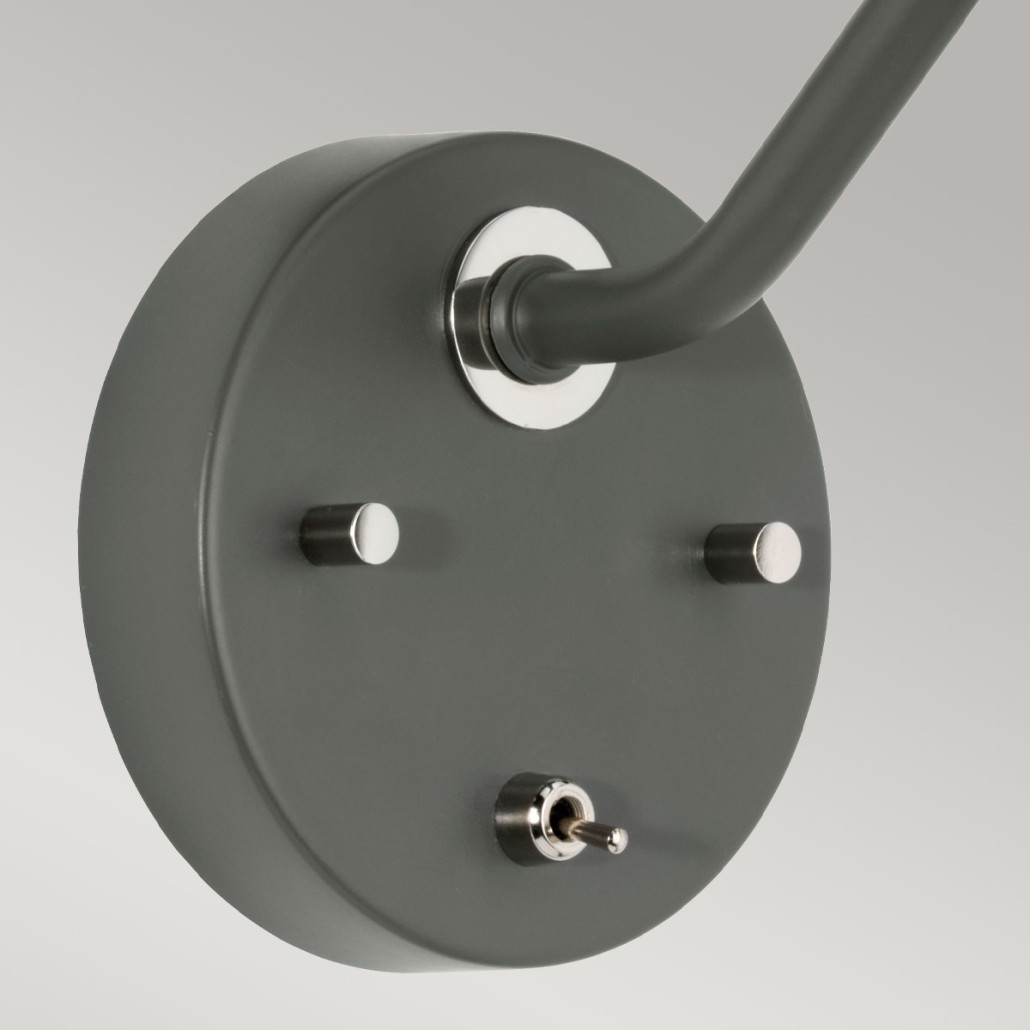 Бра с цилиндрическим плафоном и круглым основанием с выключателем Elstead Lighting