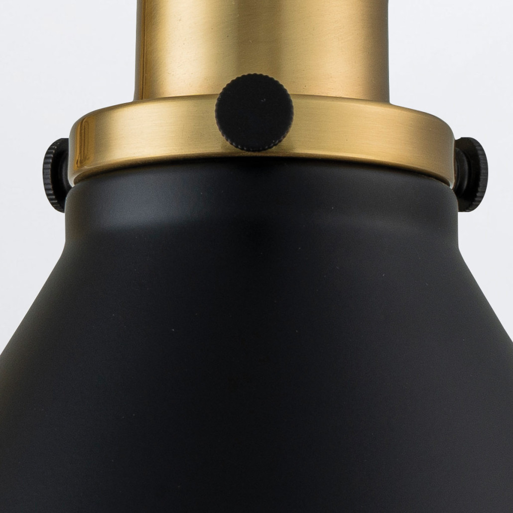 Бра с черным конусным плафоном Elstead Lighting