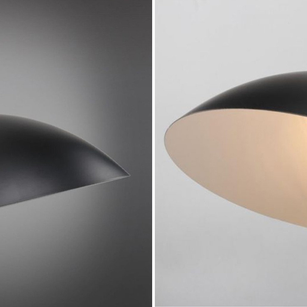 Бра с черным матовым плафоном Retro Light