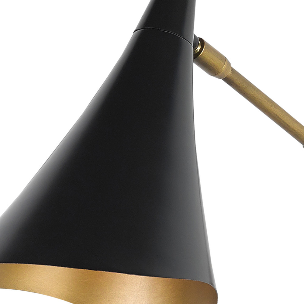 Бра с черными конусообразным плафоном Contrasting Lamps